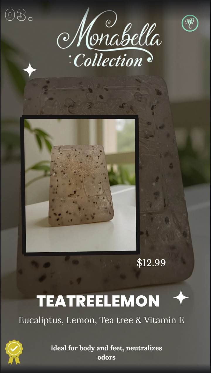 Eucalipto, Limón y Árbol de Té — página del catálogo